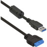Планка USB на переднюю панель EXEGATE U3H-621 EX283578RUS